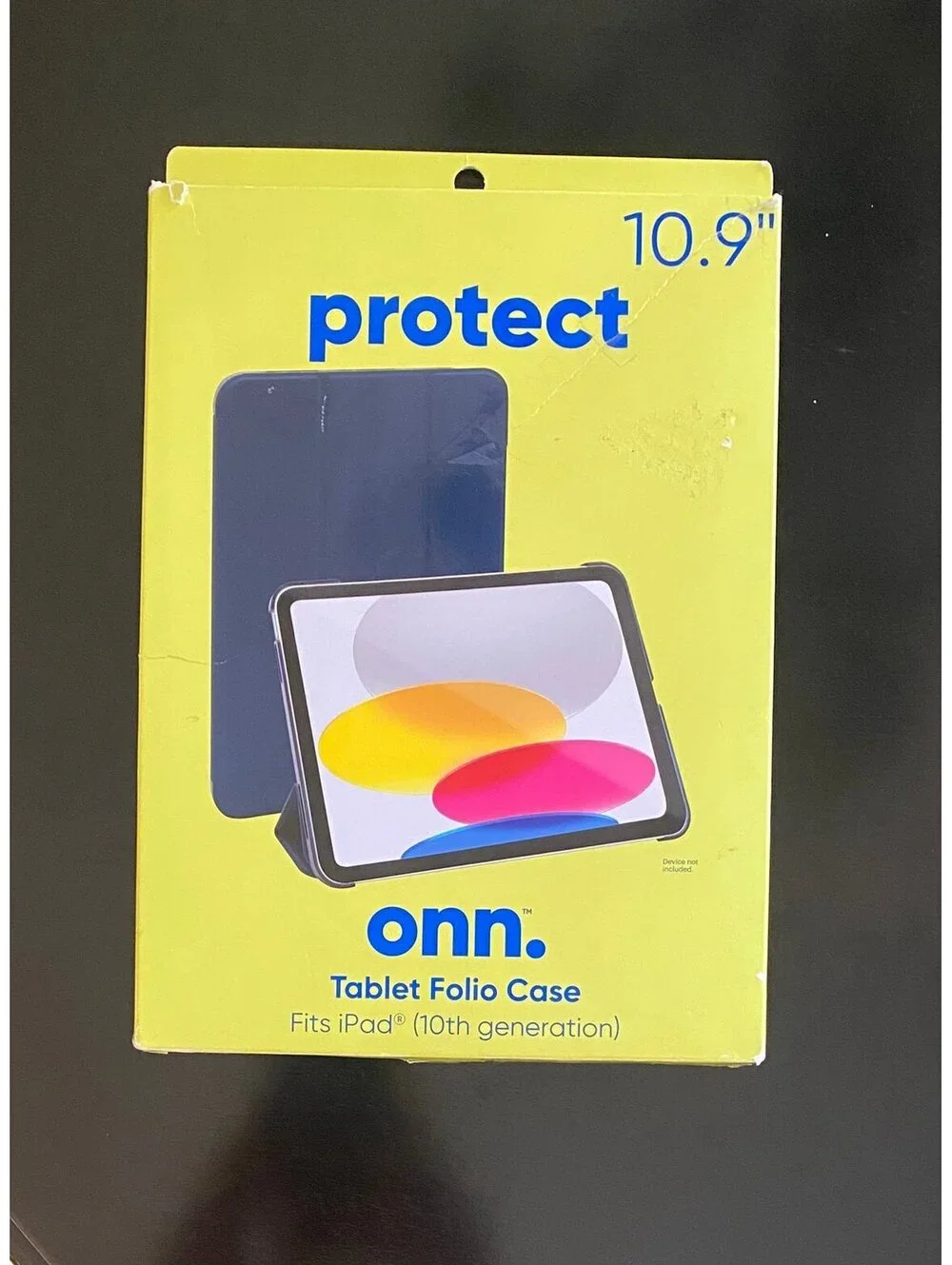 Onn Tablet Folio Case for iPad 10.9” (10th generation) Blue